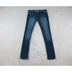 Hollister Pants Womens 5S Blue Denim Jeans Skinny Pockets Casual‎ Ladies 27X29*